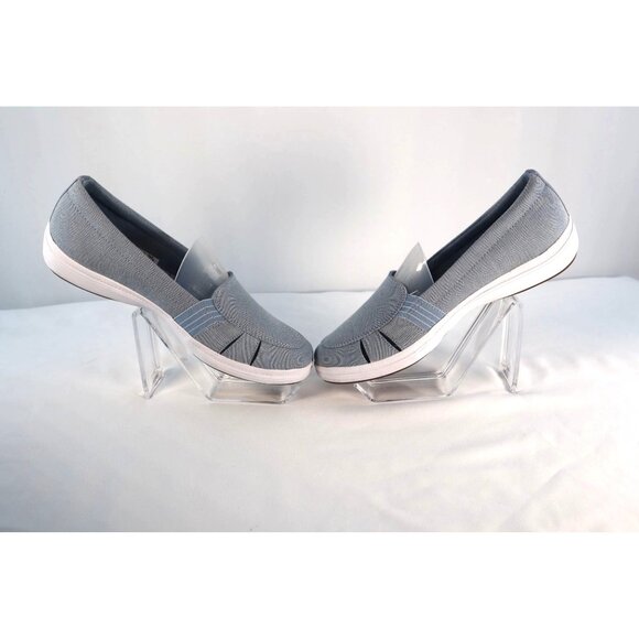 Grasshoppers Memory Deluxe Blue Slip-On Sneakers with Comfort Insoles Size 7.5 W - Picture 2 of 7